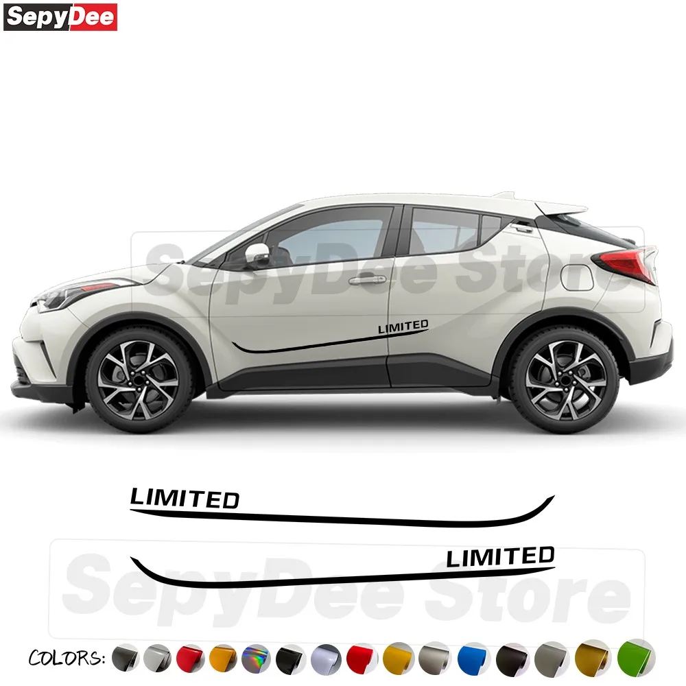For Toyota C-HR Car Door Side Sticker Limited Edition Body Stripe Vinyl Decal Car Accessories
For Toyota C-HR Car Door Side Sticker Limited Edition Body Stripe Vinyl Decal Car Accessories