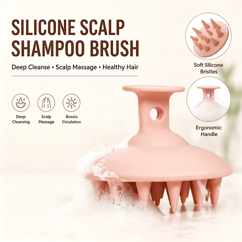 Silicone Scalp Massager Shampoo Brush, Soft Silicone Hair Scalp Scrubber for Deep Cleaning, Exfoliating & Relaxing Head Massage
Silicone Scalp Massager Shampoo Brush, Soft Silicone Hair Scalp Scrubber for Deep Cleaning, Exfoliating & Relaxing Head Massage