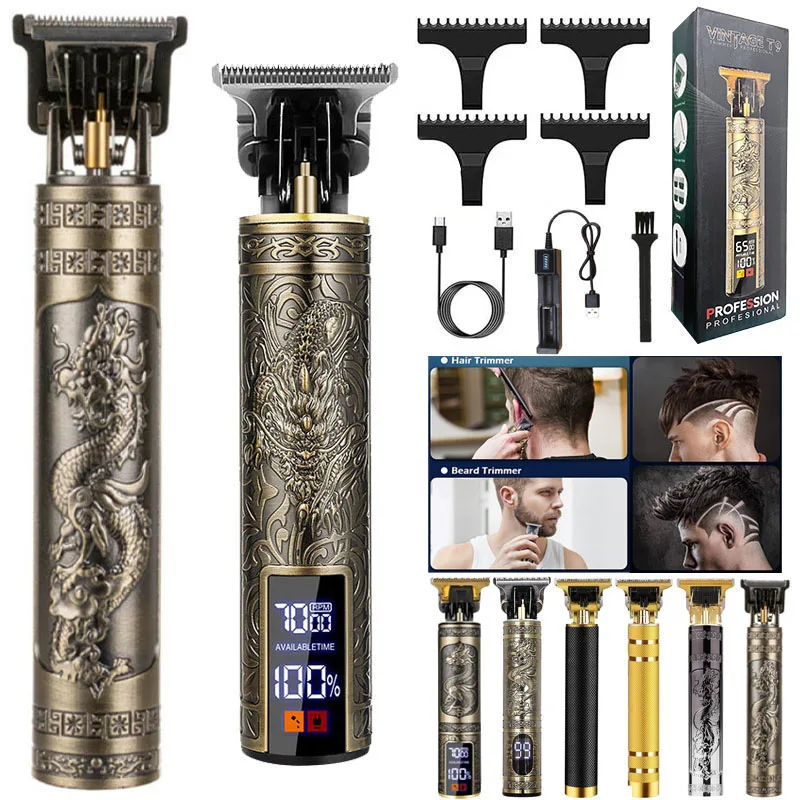 Hot Sale Vintage T9 Wireless Women Men Body Barber Shop Beard Professional Electric Hair Clipper Trimmer Cut Cutter Machine
Hot Sale Vintage T9 Wireless Women Men Body Barber Shop Beard Professional Electric Hair Clipper Trimmer Cut Cutter Machine