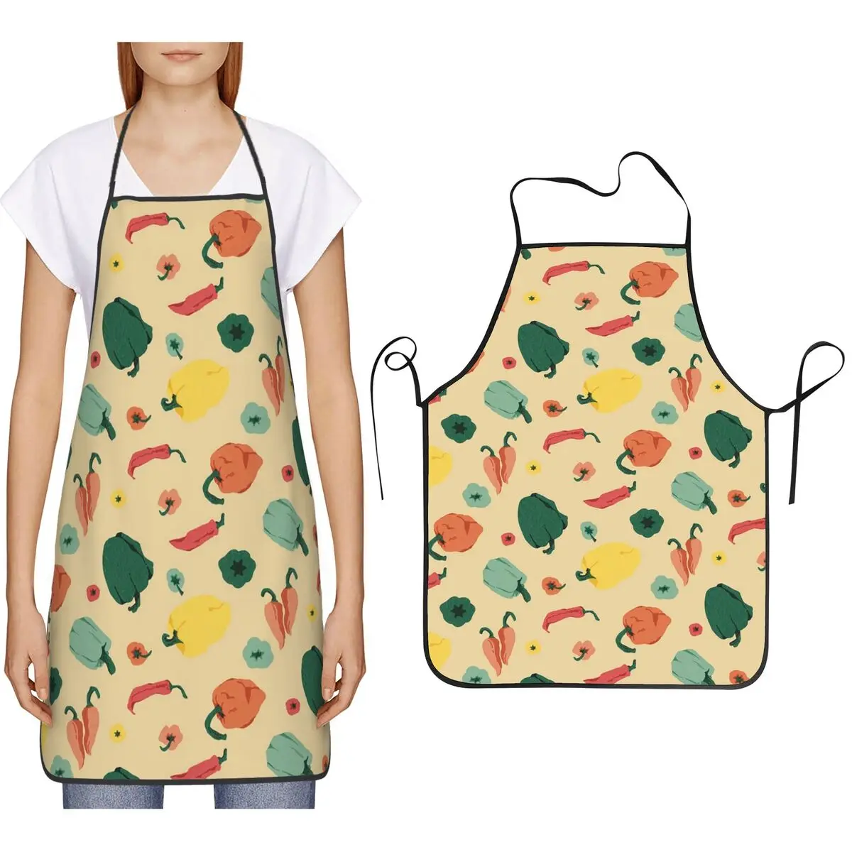 Funny Vegetable Hot Peppers Pattern Aprons Chef Cooking Cuisine Tablier Bib Kitchen Cleaning Pinafore for Women Men Painting
Funny Vegetable Hot Peppers Pattern Aprons Chef Cooking Cuisine Tablier Bib Kitchen Cleaning Pinafore for Women Men Painting