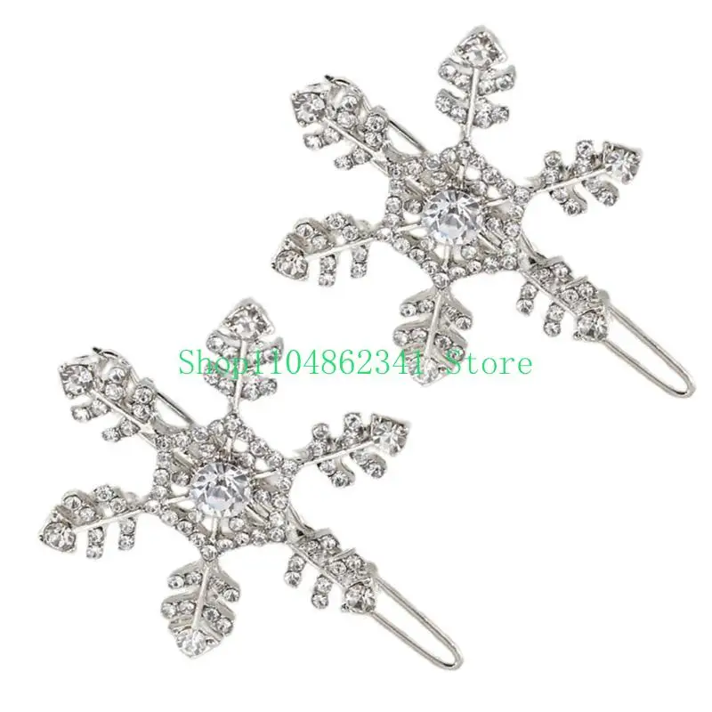 652F 2pcs Trendy Snowflake Hair Clip Lovely Pattern Barrettes Girls Birthday Hairpin
652F 2pcs Trendy Snowflake Hair Clip Lovely Pattern Barrettes Girls Birthday Hairpin