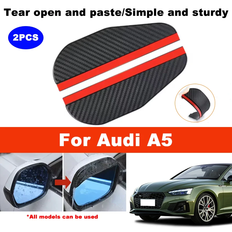 2 pieces of carbon fiber patterned car rearview mirror rain eyebrow sun visor For Audi A5 car rearview mirror accessories
2 pieces of carbon fiber patterned car rearview mirror rain eyebrow sun visor For Audi A5 car rearview mirror accessories
