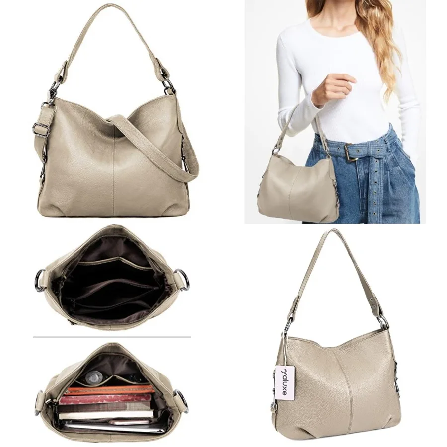 YALUXE Genuine Leather Shoulder Bags Stylish Hobo Handbags Purses Crossbody Bags for Women Genuine Leather, Stylish
YALUXE Genuine Leather Shoulder Bags Stylish Hobo Handbags Purses Crossbody Bags for Women Genuine Leather, Stylish