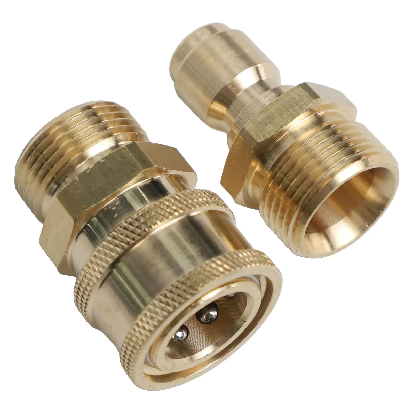 Pressure Washer Heavy Duty Copper 3/8in Male to M22 Male Pressure Washer Adapter Quick Connector Coupling Fitting
Pressure Washer Heavy Duty Copper 3/8in Male to M22 Male Pressure Washer Adapter Quick Connector Coupling Fitting