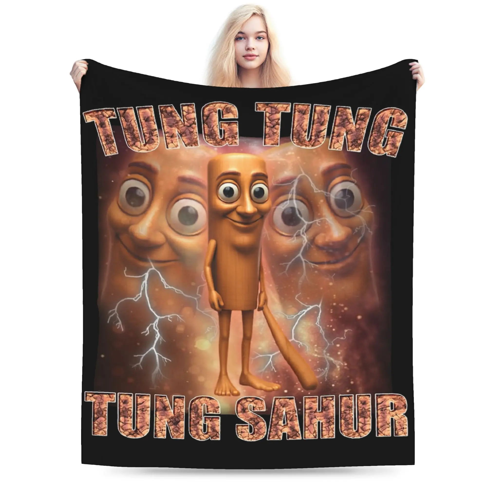 Tung Tung Tung Sahur Funny Ramadan Meme Blankets Flannel Autumn/Winter Italian Brainrot Throw Blanket for Sofa Travel Rug Piece
Tung Tung Tung Sahur Funny Ramadan Meme Blankets Flannel Autumn/Winter Italian Brainrot Throw Blanket for Sofa Travel Rug Piece