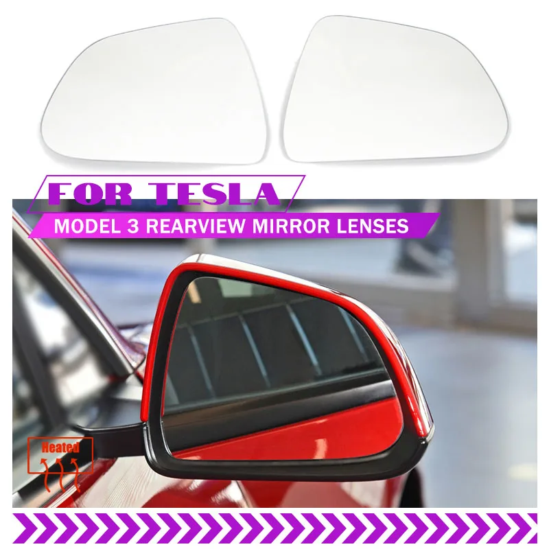 1 Pair Side Rearview Mirror Glass Lens for Tesla Model 3 2018 2019 2020 2021 Wide Angle View Anti Glare Model3
1 Pair Side Rearview Mirror Glass Lens for Tesla Model 3 2018 2019 2020 2021 Wide Angle View Anti Glare Model3
