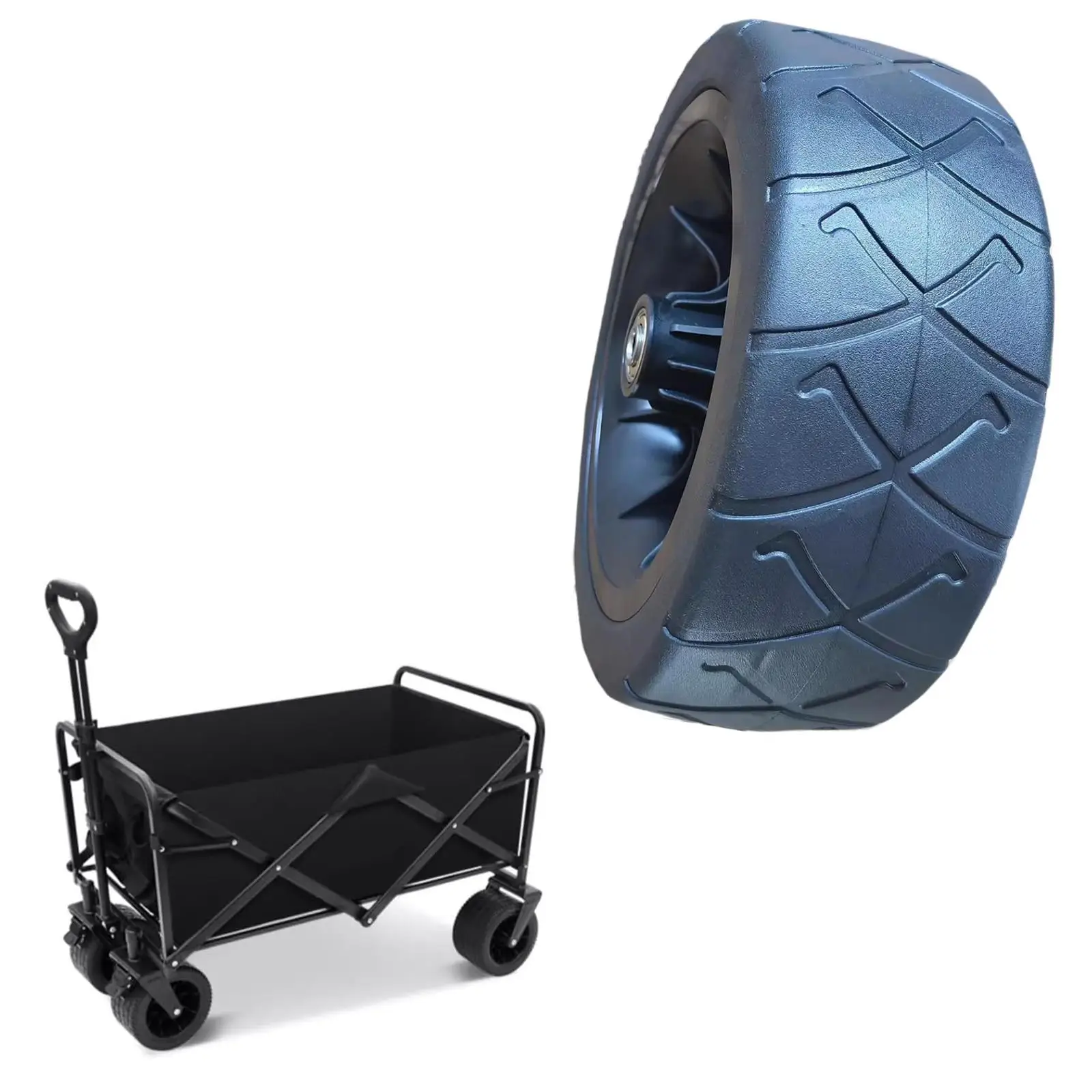 Replacement Solid Wheel for Camping Carts with Bearings Multifunctional Accessories Repair Parts Sturdy for Paths 360° Swivel
Replacement Solid Wheel for Camping Carts with Bearings Multifunctional Accessories Repair Parts Sturdy for Paths 360° Swivel