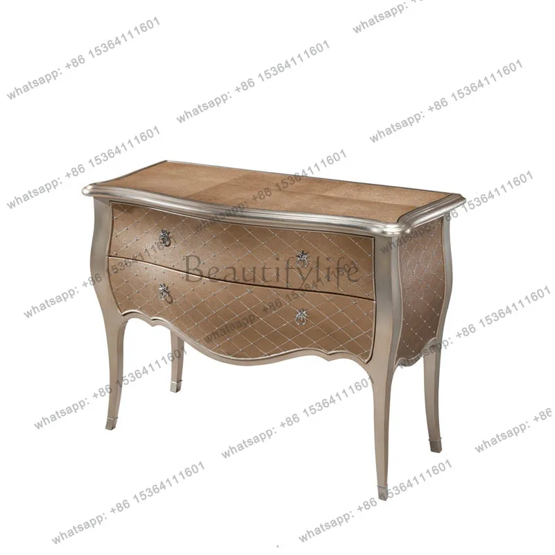 British neoclassical decorative cabinet European light luxury entrance cabinet
British neoclassical decorative cabinet European light luxury entrance cabinet