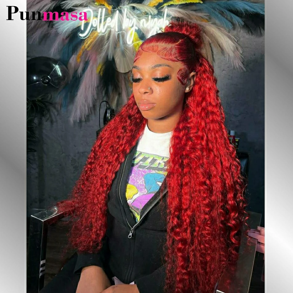 Water Wave 13x6 Lace Front Wigs Human Hair Wet and Wavy Wigs For Women Red Colored Deep Curly Lace Front Wigs Pre Plucked 200%
Water Wave 13x6 Lace Front Wigs Human Hair Wet and Wavy Wigs For Women Red Colored Deep Curly Lace Front Wigs Pre Plucked 200%