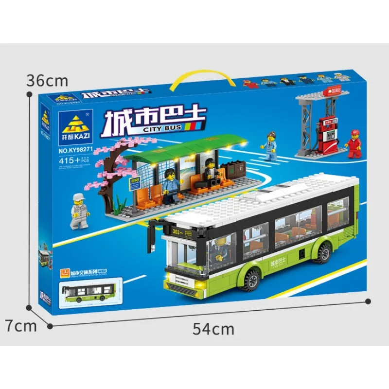 City Traffic Car Green Blue Passenger Bus Station Single-Deck Public Set Figures Model Building Blocks DIY Toys for Boys Gifts
City Traffic Car Green Blue Passenger Bus Station Single-Deck Public Set Figures Model Building Blocks DIY Toys for Boys Gifts
