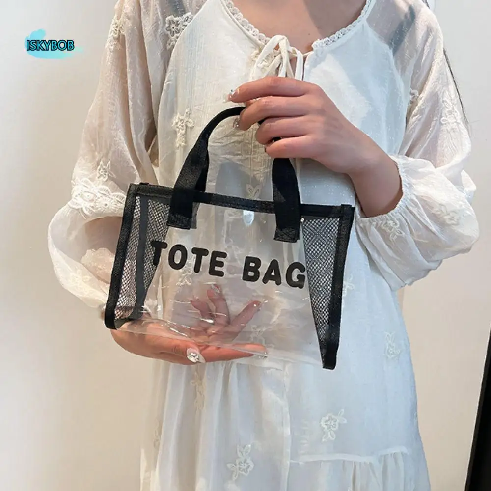 Fashion All-match PVC Beach Bag Large Capacity Summer Transparent Jelly Bag Casual Tote Bag Waterproof Handbag Sports
Fashion All-match PVC Beach Bag Large Capacity Summer Transparent Jelly Bag Casual Tote Bag Waterproof Handbag Sports