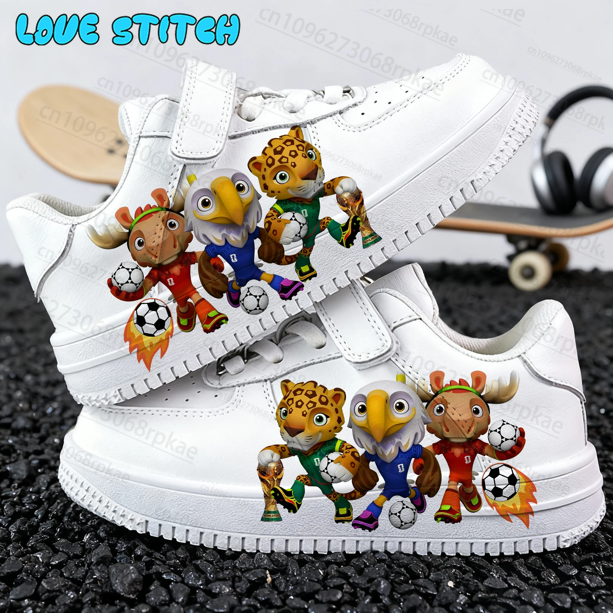New Football Cup Mascot Youth Walking Shoes Mexico Canada America Design Popular Mascot Parity Durable Series Shoes Boys Girls
New Football Cup Mascot Youth Walking Shoes Mexico Canada America Design Popular Mascot Parity Durable Series Shoes Boys Girls