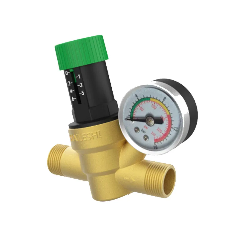 Brass Tap Water Pressure Reducing Valve Adjustable Pressure Stabilizing Pre Filter for Household Water Purifier Water Pipeline
Brass Tap Water Pressure Reducing Valve Adjustable Pressure Stabilizing Pre Filter for Household Water Purifier Water Pipeline