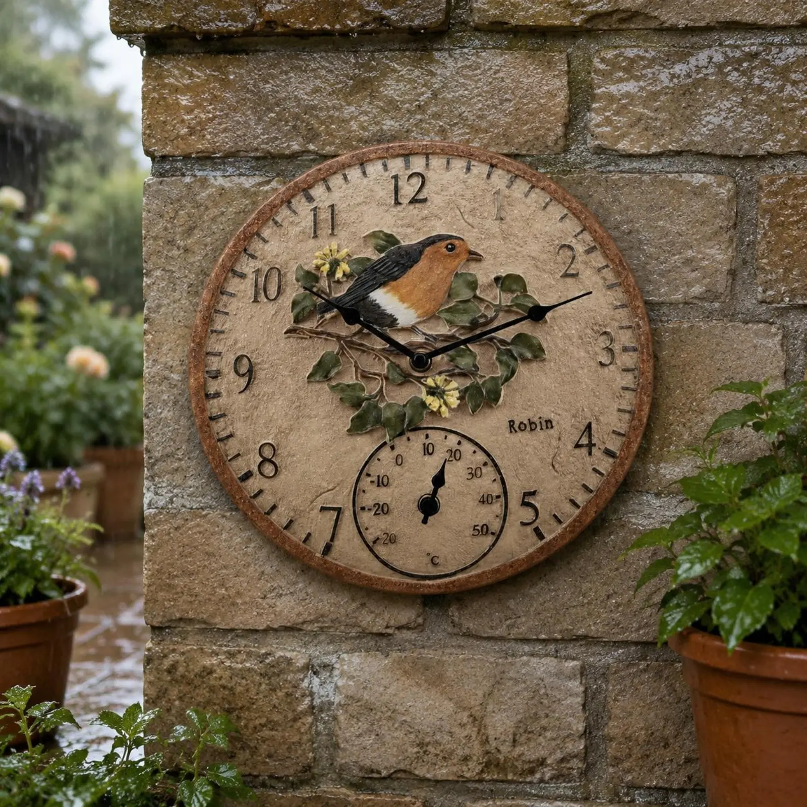 Outdoor Wall Patio Timepiece Resin Body Waterproof Wall Patio Timepiece Home Decor 3D Design for Patio
Outdoor Wall Patio Timepiece Resin Body Waterproof Wall Patio Timepiece Home Decor 3D Design for Patio