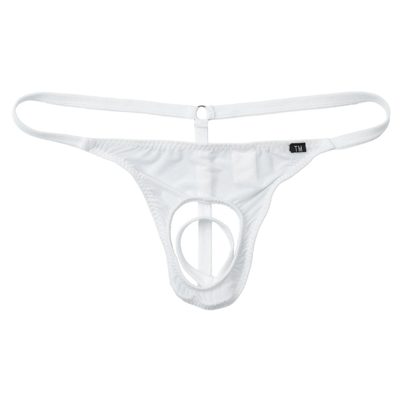 Elastic Men's Ice Silk G-string Thong Hollow Out Thin Waistband Sensual T-back Underwear
Elastic Men's Ice Silk G-string Thong Hollow Out Thin Waistband Sensual T-back Underwear