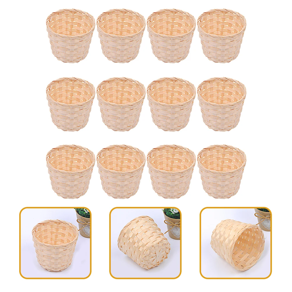 16pcs Bamboo Woven Basket Storage Organizer Home Decor Lightweight Handmade Snack Food Farmhouse Style
16pcs Bamboo Woven Basket Storage Organizer Home Decor Lightweight Handmade Snack Food Farmhouse Style