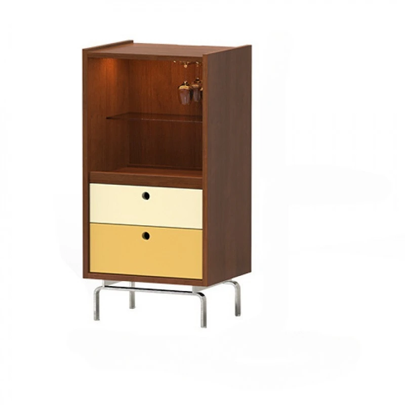 Solid wood small side cabinet retro color matching living room TV side cabinet
Solid wood small side cabinet retro color matching living room TV side cabinet