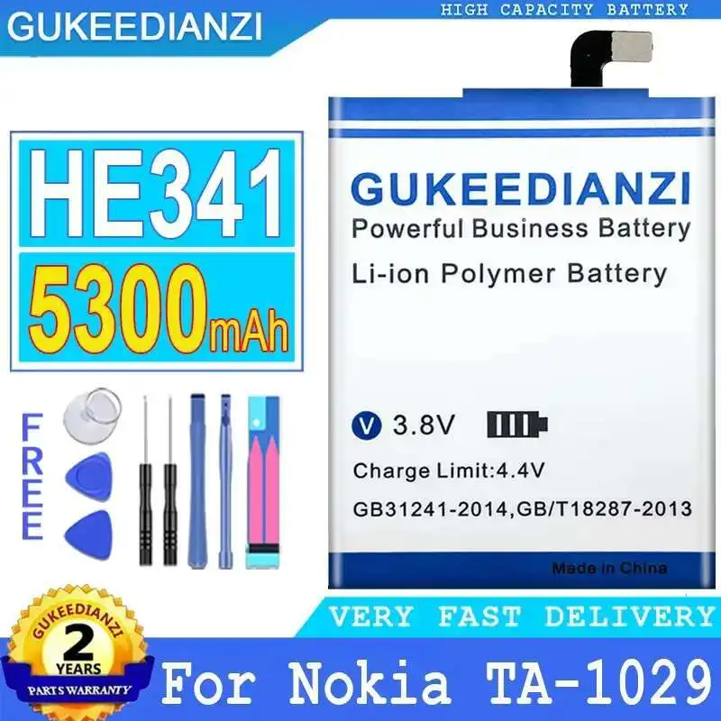 Mobile Phone Battery HE341 Good Low-Temperature Performance For Nokia TA-1029 5300Mah Long-Lasting
Mobile Phone Battery HE341 Good Low-Temperature Performance For Nokia TA-1029 5300Mah Long-Lasting