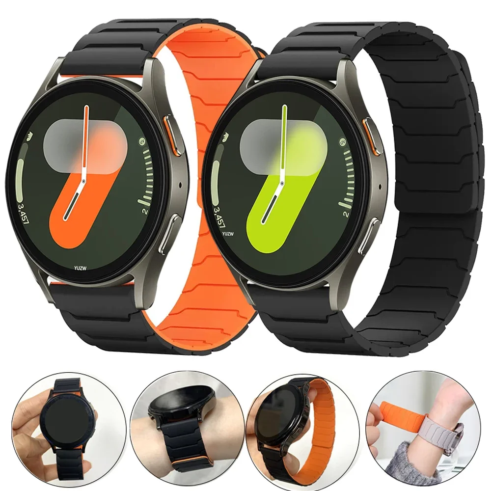 20mm 22mm Strap For Galaxy Watch 7/FE/6/4/Classic/5/pro/active 2/s3 Magnetic Bracelet correa Huawei GT 2 3 4 5 Amazfit Bip6 Band
20mm 22mm Strap For Galaxy Watch 7/FE/6/4/Classic/5/pro/active 2/s3 Magnetic Bracelet correa Huawei GT 2 3 4 5 Amazfit Bip6 Band