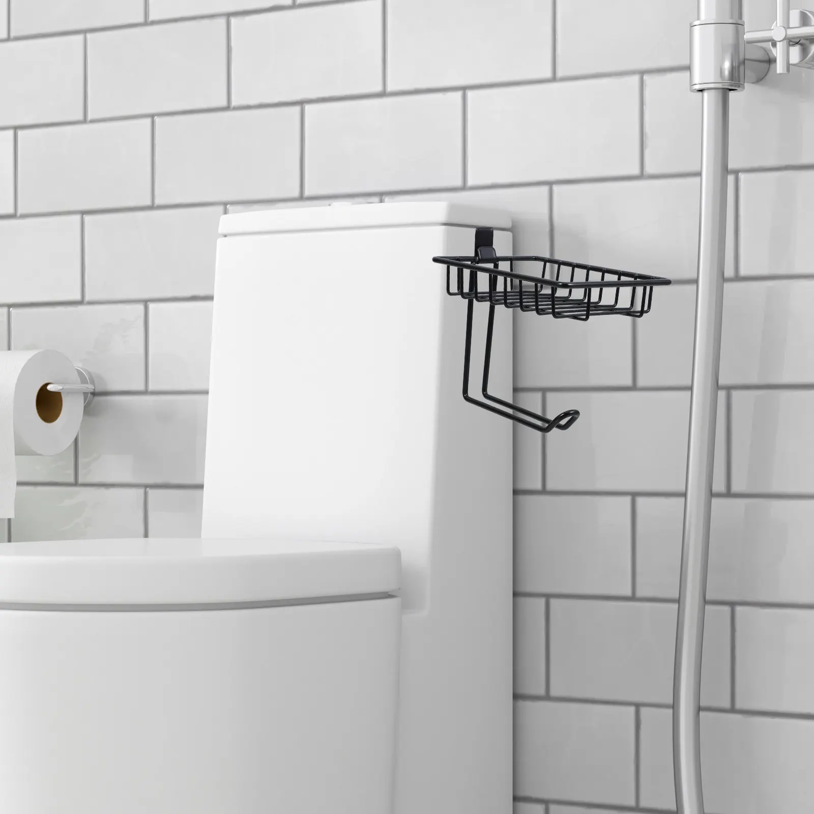 Bathroom Toilet Paper Holder Hanging Basket No Drill Storage Rack Metal Tissue Holder Over Toilet Shelf Soap Dish Organizer
Bathroom Toilet Paper Holder Hanging Basket No Drill Storage Rack Metal Tissue Holder Over Toilet Shelf Soap Dish Organizer
