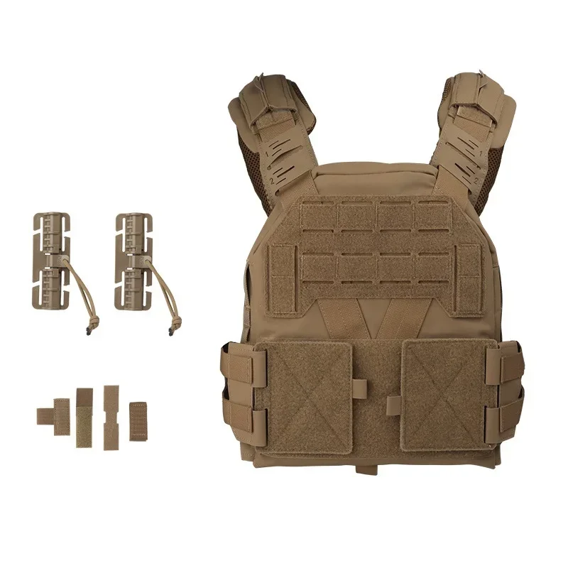 Tactical Vest 500D Nylon Lightweight Breathable with Adjustable Straps & Multiple Pockets for Military Airsoft Paintball
Tactical Vest 500D Nylon Lightweight Breathable with Adjustable Straps & Multiple Pockets for Military Airsoft Paintball