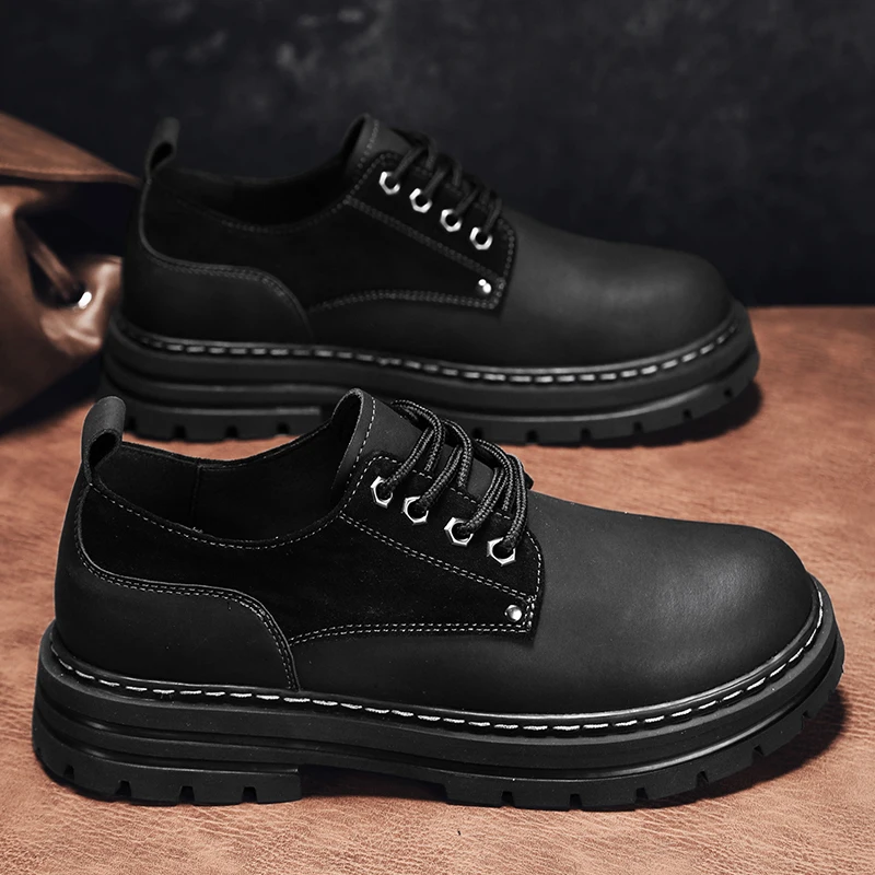 SMVP men's shoes, casual shoes, genuine leather work shoes, big-toe shoes and low-top leather shoes are trendy and versatile
SMVP men's shoes, casual shoes, genuine leather work shoes, big-toe shoes and low-top leather shoes are trendy and versatile