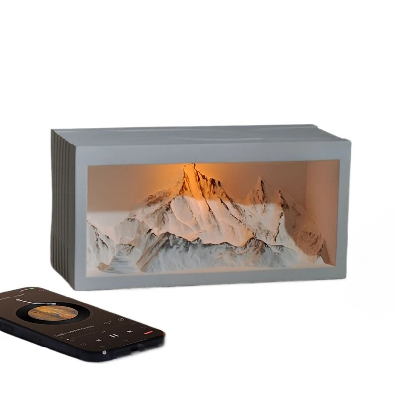 Rizhao Jinshan wireless charging aromatherapy atmosphere night light bluetooth speaker
Rizhao Jinshan wireless charging aromatherapy atmosphere night light bluetooth speaker
