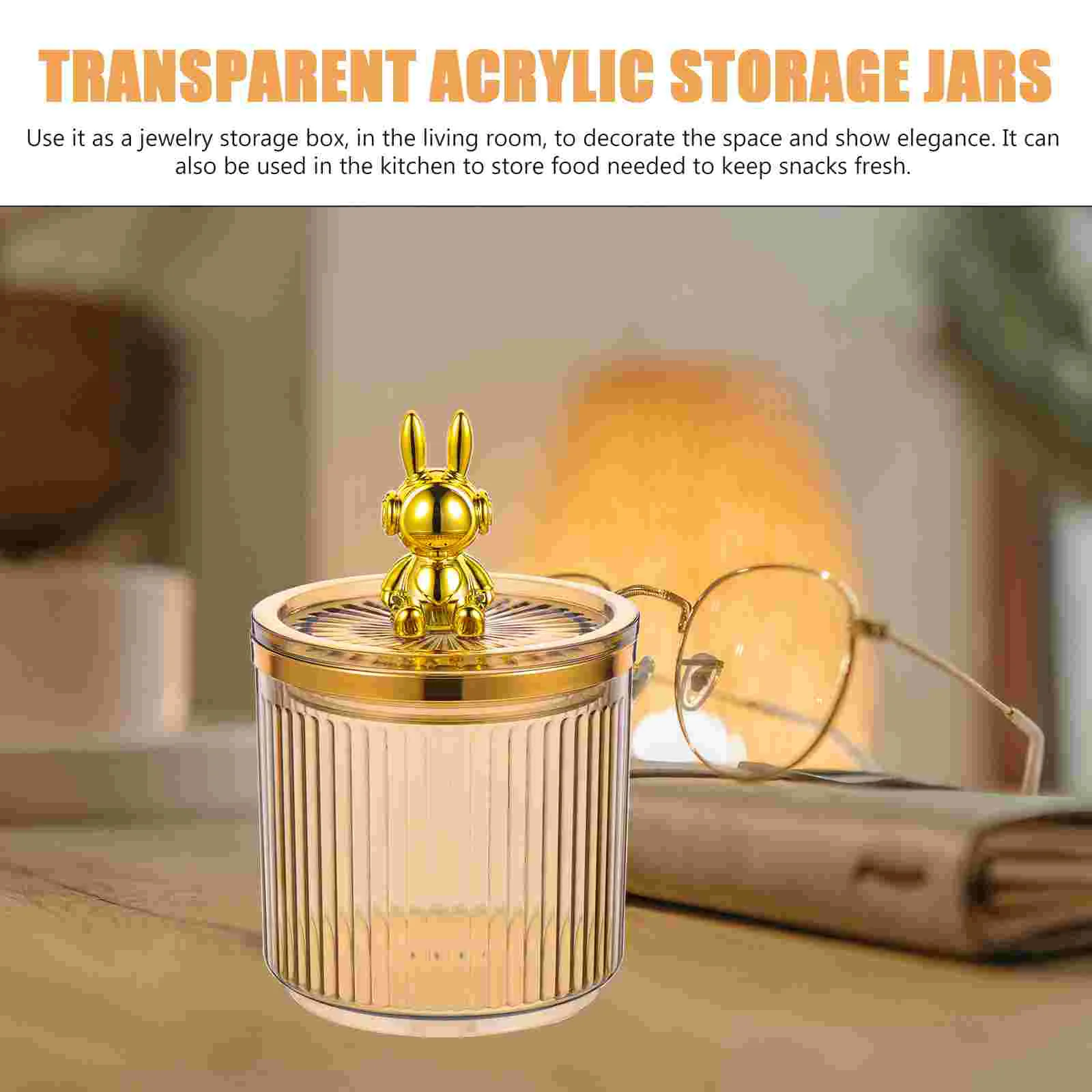 Space Bunny Storage Tank Acrylic Jars Clear Bathroom Organizer Household Sponges
Space Bunny Storage Tank Acrylic Jars Clear Bathroom Organizer Household Sponges