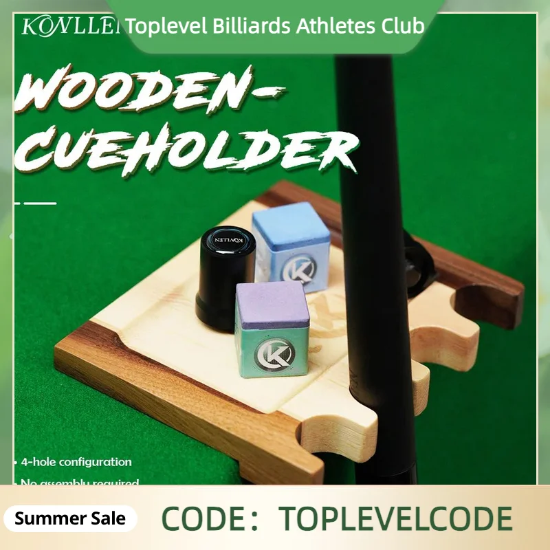 KONLLEN Billiard Cue Holder Rest Portable Cue Holder 4 Cues Wood Durable Billiard Cue Rack for Pool Cue Bars Accessories
KONLLEN Billiard Cue Holder Rest Portable Cue Holder 4 Cues Wood Durable Billiard Cue Rack for Pool Cue Bars Accessories