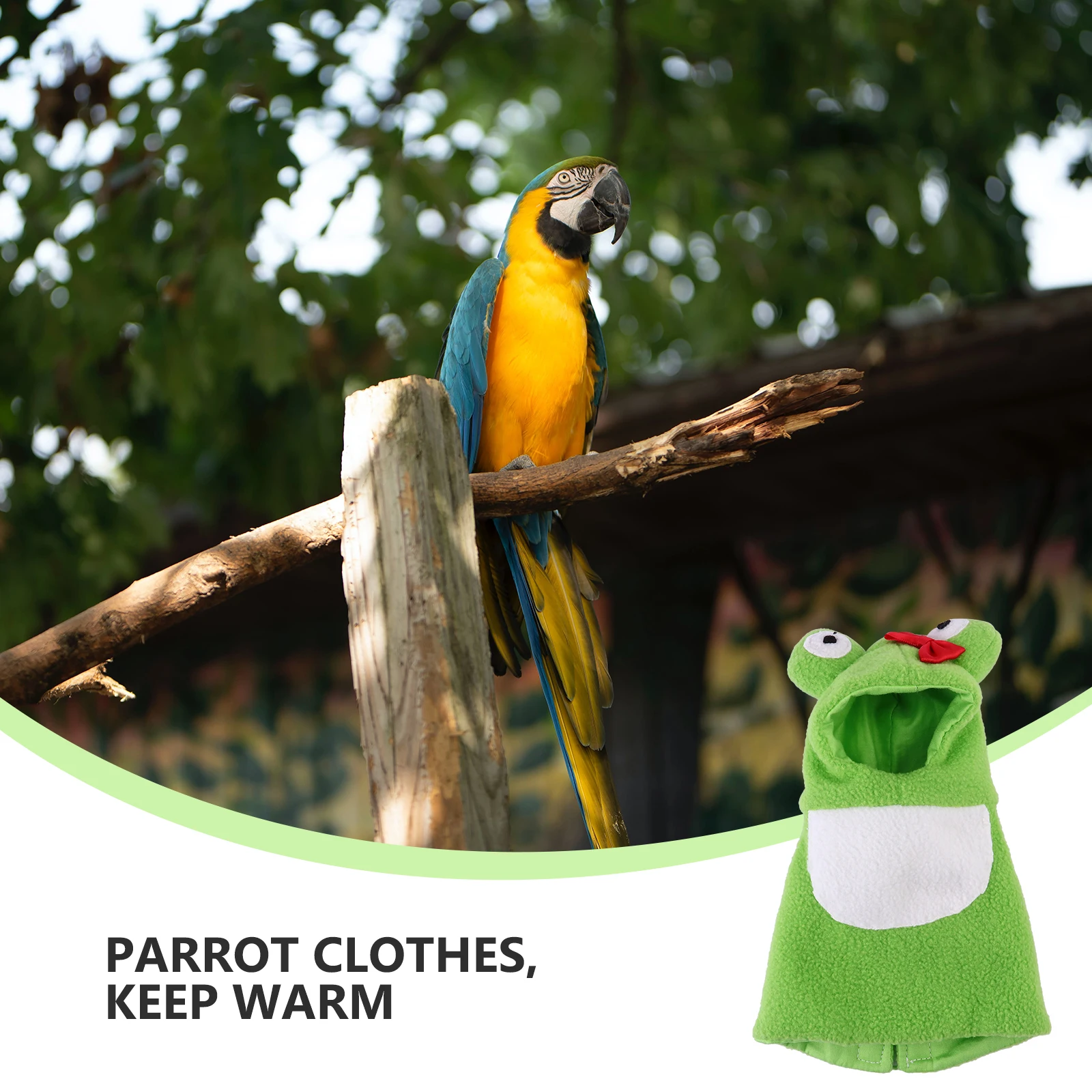 Parrot Warm Clothing Lightweight Soft Polar Fleece Small Costume Pet Bird Clothes Hoodie Toy Christmas Holiday Gift Dog Jacket
Parrot Warm Clothing Lightweight Soft Polar Fleece Small Costume Pet Bird Clothes Hoodie Toy Christmas Holiday Gift Dog Jacket