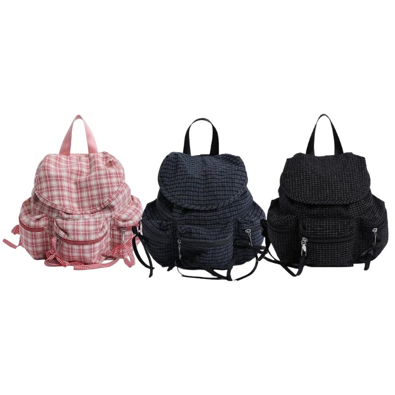 49MD Japanese Styles Backpacks Plaids Backpacks Casual Knapsack Student School Bag
49MD Japanese Styles Backpacks Plaids Backpacks Casual Knapsack Student School Bag