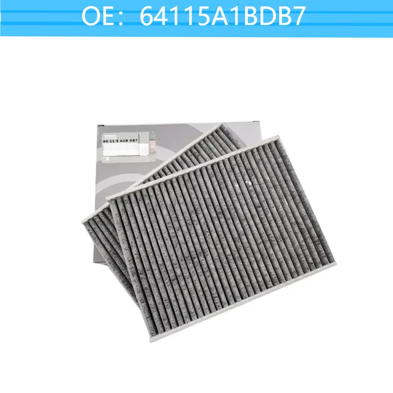 64115A1BDB7 Cabin Filter for 5 G30 F90 G31 6 G32 7 G11 G12 8 G14 F91 G15 F92 X5 G05 F95 X6 G06 F96 G07 64119366403
64115A1BDB7 Cabin Filter for 5 G30 F90 G31 6 G32 7 G11 G12 8 G14 F91 G15 F92 X5 G05 F95 X6 G06 F96 G07 64119366403