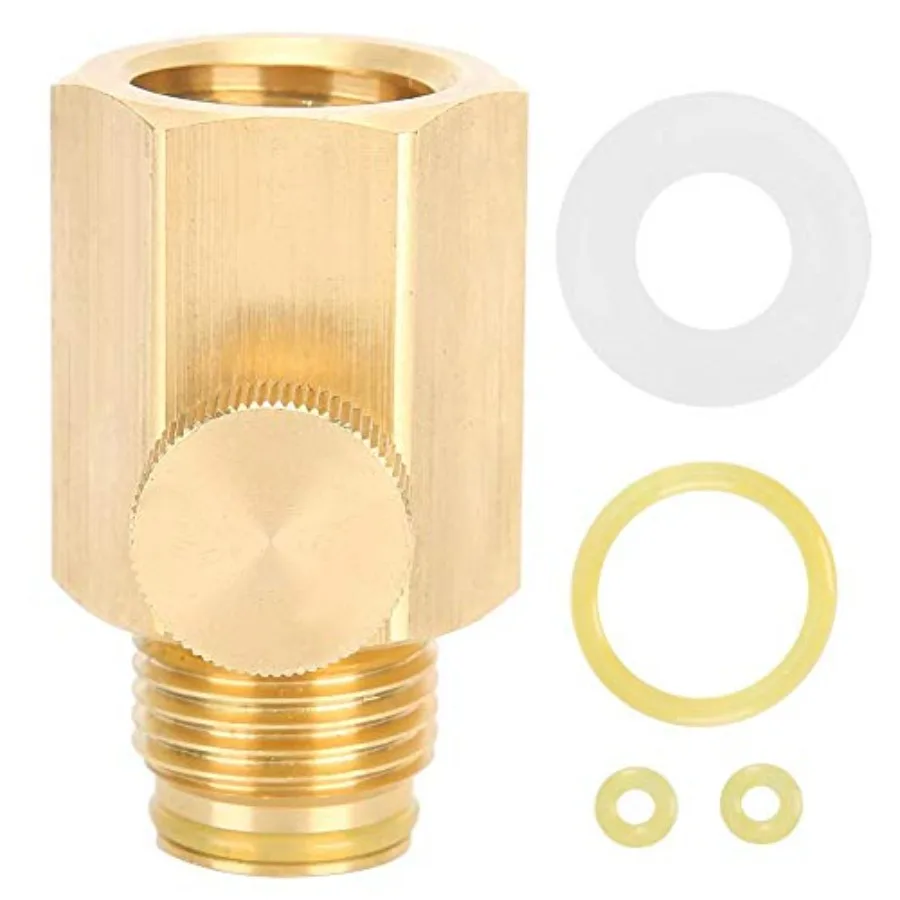 Brass Soda Cylinder Adapter Valve Female Thread TR21-4 to Male Thread G1/2 Conversion Kit for Homebrewing
Brass Soda Cylinder Adapter Valve Female Thread TR21-4 to Male Thread G1/2 Conversion Kit for Homebrewing