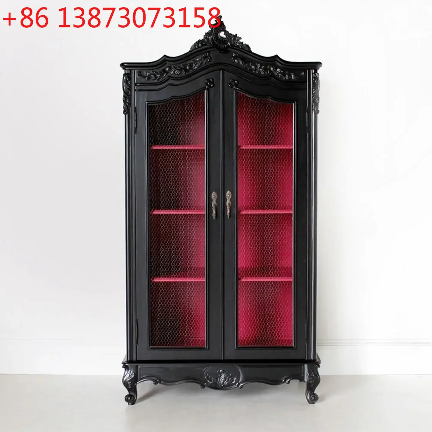 French solid wood dining side cabinet carved double door wine cabinet storage wardrobe display cabinet
French solid wood dining side cabinet carved double door wine cabinet storage wardrobe display cabinet