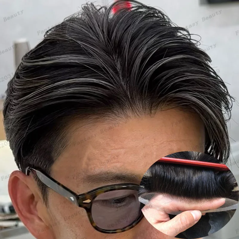 Серые мужские парики Дышащие Q6 HD Швейцарский кружевной фронт 100% человеческие волосы Натуральные волосы Отбеленные узлы Прочная система протезов волос 
Серые мужские парики Дышащие Q6 HD Швейцарский кружевной фронт 100% человеческие волосы Натуральные волосы Отбеленные узлы Прочная система протезов волос