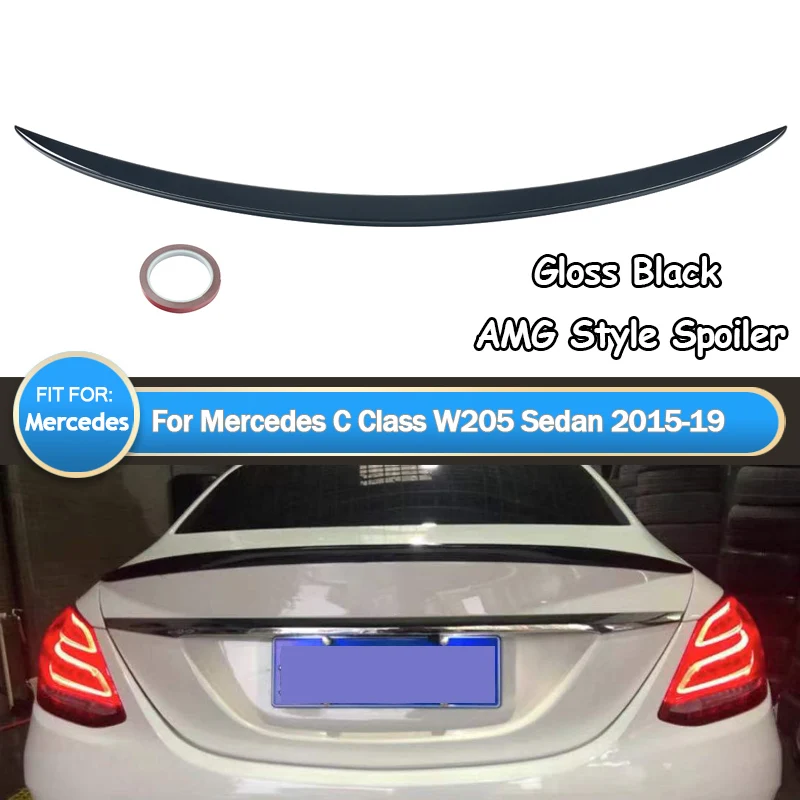 Glossy Black Rear Spoiler For 2015-2021 Mercedes C Class W205 C300 Sedan Rear Roof Trunk Spoiler Wing Tail Trunk Wing SAIQINGSP
Glossy Black Rear Spoiler For 2015-2021 Mercedes C Class W205 C300 Sedan Rear Roof Trunk Spoiler Wing Tail Trunk Wing SAIQINGSP