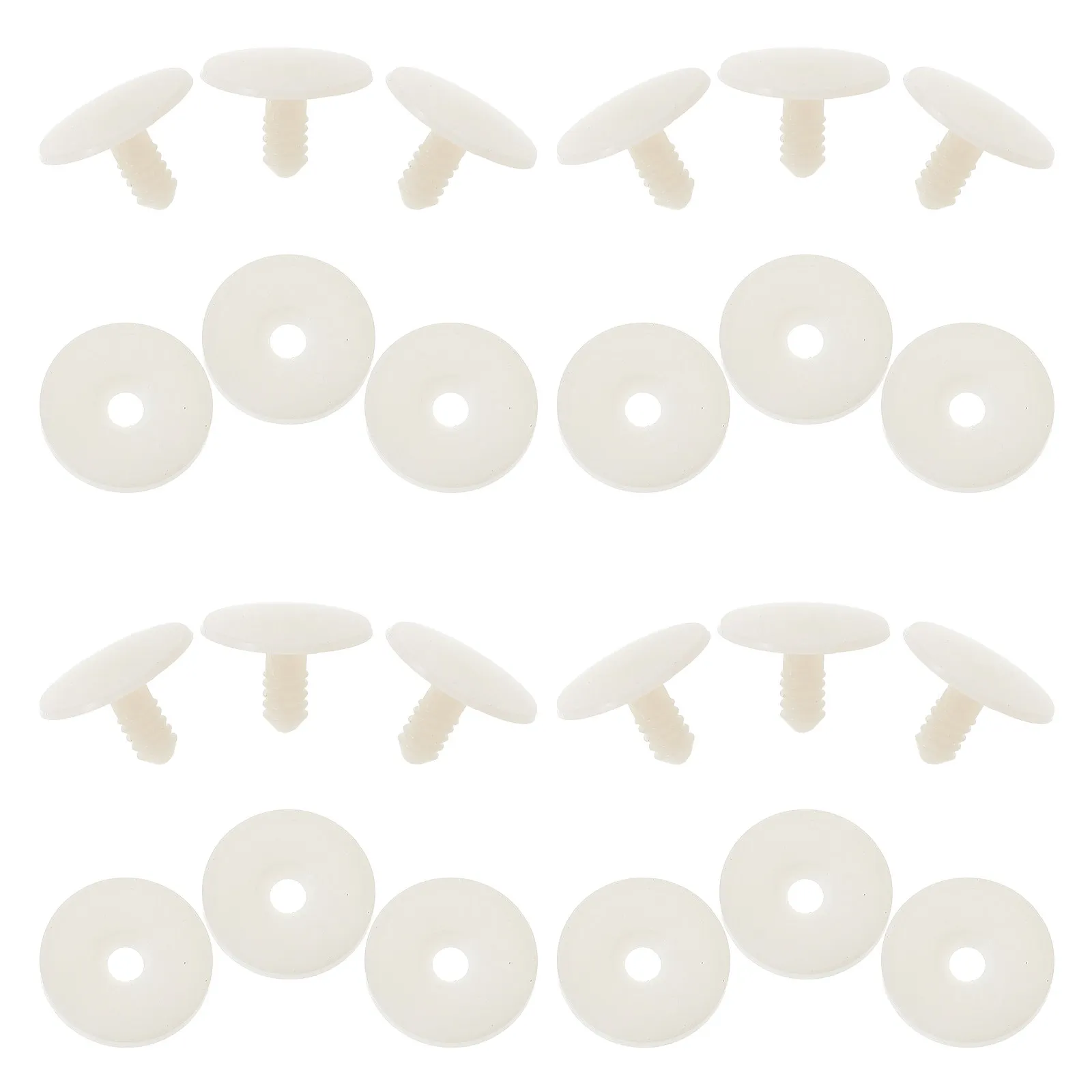 50Pcs DIY Plastic Joint Accessories Rotatable Movable Parts Bear Making Craft Materials Fake Joints Parts
50Pcs DIY Plastic Joint Accessories Rotatable Movable Parts Bear Making Craft Materials Fake Joints Parts