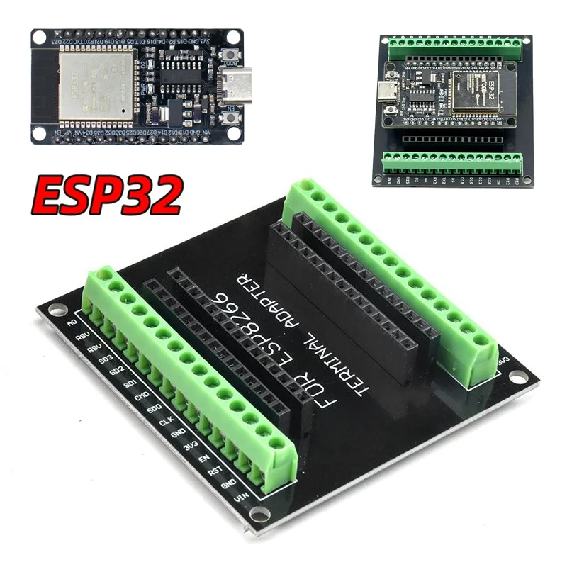 Плата разработки ESP32 с Wi-Fi и Bluetooth, с портом для антенны 2,4 ГГц, комплект расширения, модуль Wi-Fi/Bluetooth ESP32-32U, 30-контактный ESP32-DevKitC
Плата разработки ESP32 с Wi-Fi и Bluetooth, с портом для антенны 2,4 ГГц, комплект расширения, модуль Wi-Fi/Bluetooth ESP32-32U, 30-контактный ESP32-DevKitC