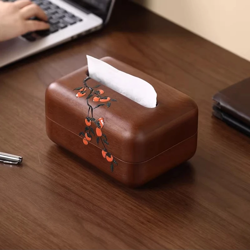 New Chinese Style High-end Tissue Box Living Room Coffee Table Chinese Style Paper Box Decoration Desktop Home Use
New Chinese Style High-end Tissue Box Living Room Coffee Table Chinese Style Paper Box Decoration Desktop Home Use