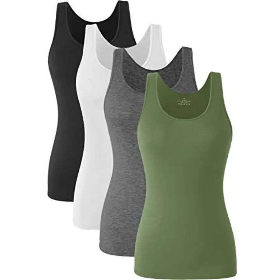 Orrpally Basic Tank Tops for Women Undershirts Tanks Top Lightweight Camis Tank Tops 4-Pack
Orrpally Basic Tank Tops for Women Undershirts Tanks Top Lightweight Camis Tank Tops 4-Pack