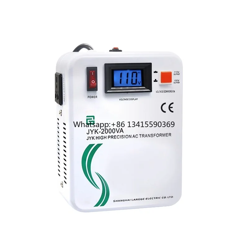 JYK-2000W Single phase step up & down transformer voltage converter/auto transformer 220V to 110V
JYK-2000W Single phase step up & down transformer voltage converter/auto transformer 220V to 110V