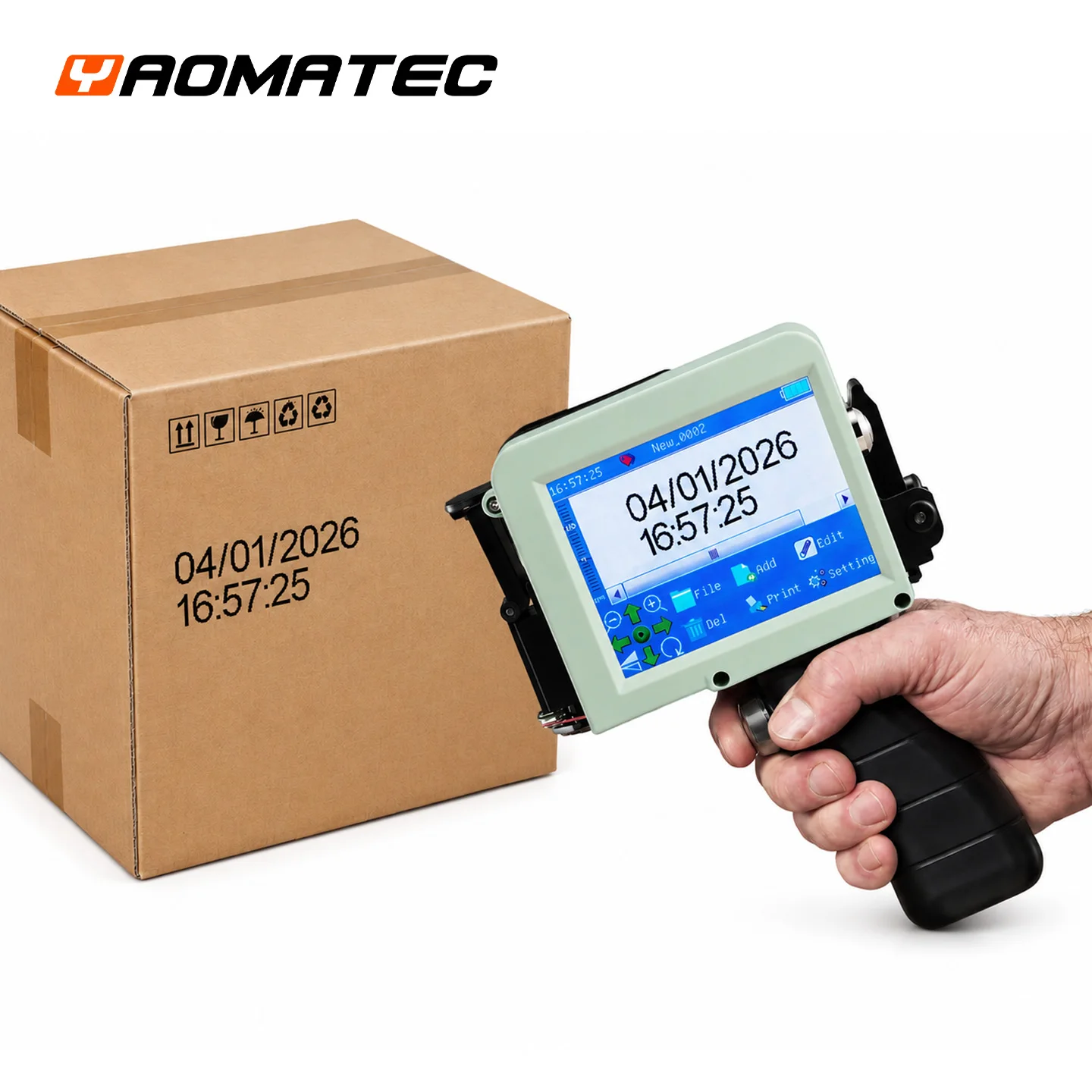 Yaomatec M5 12.7mm Portable Mini Printer logo Date Batch Code Label Tij Printer Plastic Bottle Mini Inkjet Printer
Yaomatec M5 12.7mm Portable Mini Printer logo Date Batch Code Label Tij Printer Plastic Bottle Mini Inkjet Printer
