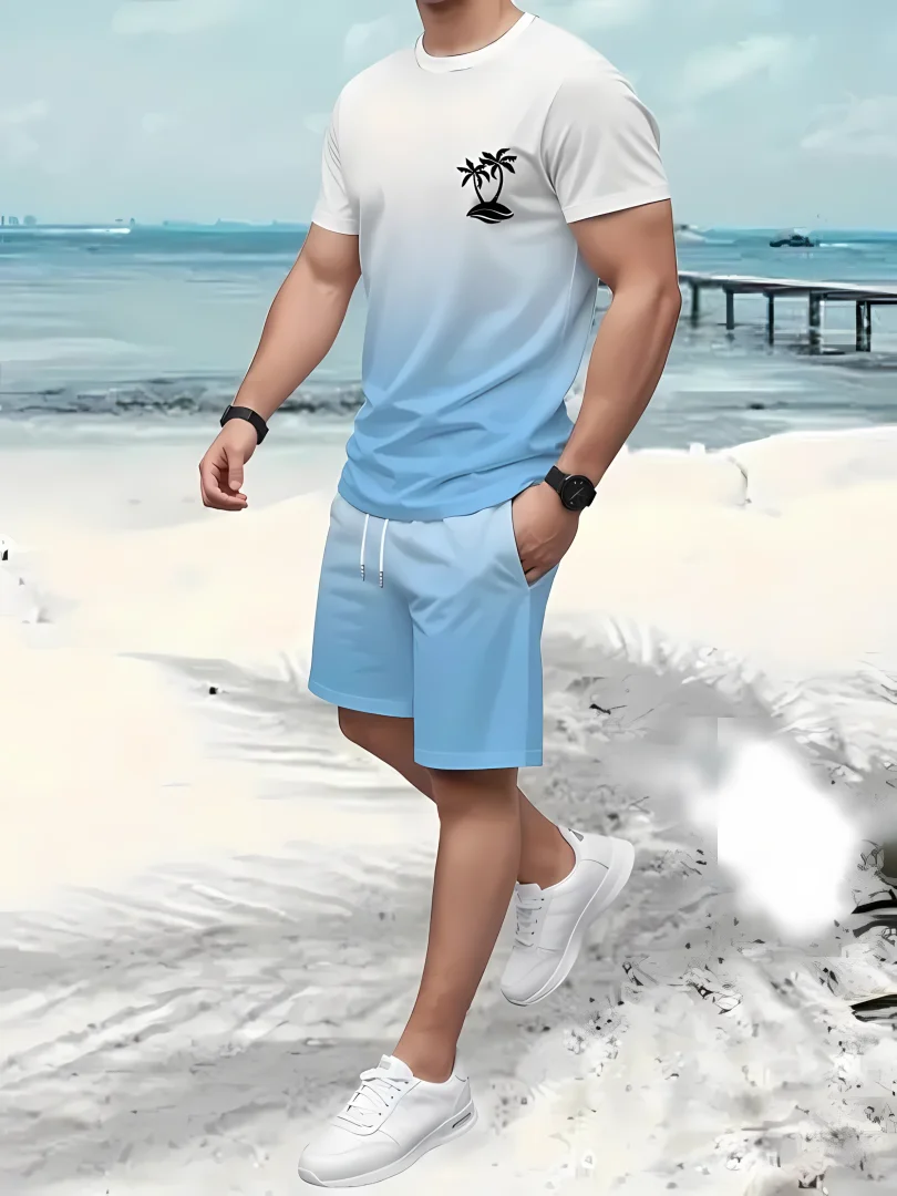 2025 Summer New Men's Casual Comfortable Beach Pants Men's Breathable Lightweight Top Shorts Set
2025 Summer New Men's Casual Comfortable Beach Pants Men's Breathable Lightweight Top Shorts Set