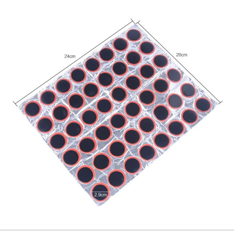 Bike Patch 48 Pieces Diameter 25mm round Bike Patch Tire Cold-Patching Rubber Sheet Inner Tube
Bike Patch 48 Pieces Diameter 25mm round Bike Patch Tire Cold-Patching Rubber Sheet Inner Tube