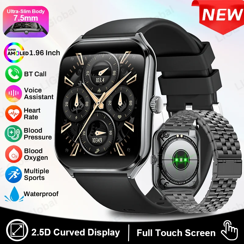 LIGE New Ultra Thin Smart Watch Men AMOLED HD Screen Always Show Time Heart Rate Bluetooth Call Sport Waterproof Smartwatch 2026
LIGE New Ultra Thin Smart Watch Men AMOLED HD Screen Always Show Time Heart Rate Bluetooth Call Sport Waterproof Smartwatch 2026