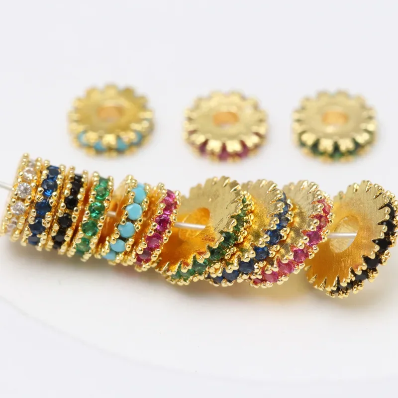 5 Pc18k Copper Color Gear Gold-plated Spacer Beads Jewelry DIY Bracelet Necklace Crystal Pearl Hand Beaded Accessories Wholesale
5 Pc18k Copper Color Gear Gold-plated Spacer Beads Jewelry DIY Bracelet Necklace Crystal Pearl Hand Beaded Accessories Wholesale