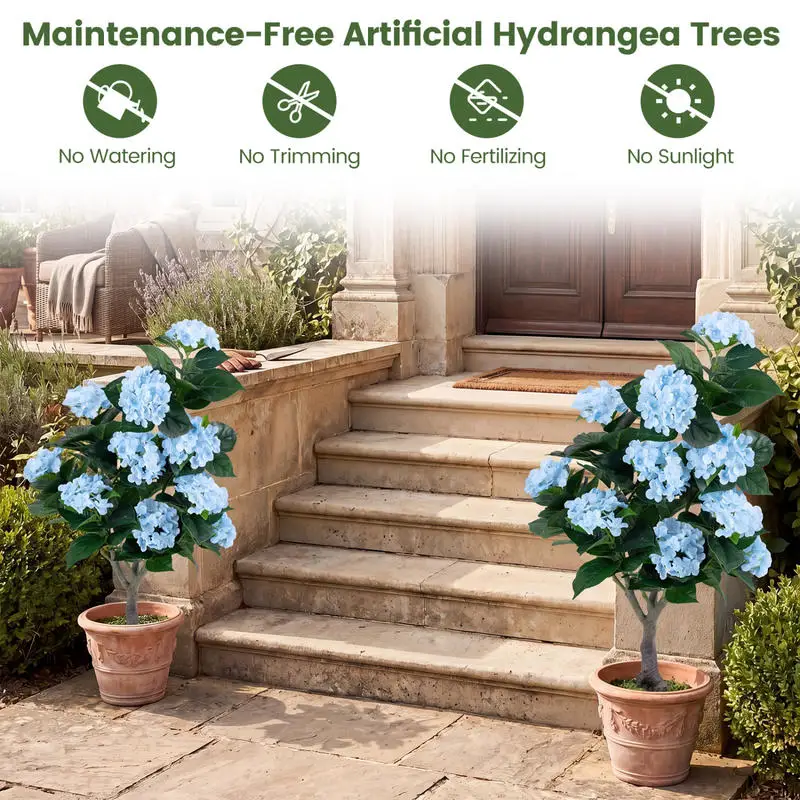 43.5" Artificial Hydrangea Tree 2 Pack-Blue
43.5" Artificial Hydrangea Tree 2 Pack-Blue