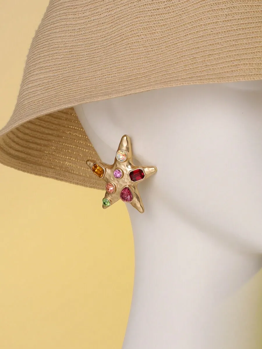 Exaggerated Star Shape Multicolored Rhinestone Earrings For Women Party Daily Wear
Exaggerated Star Shape Multicolored Rhinestone Earrings For Women Party Daily Wear