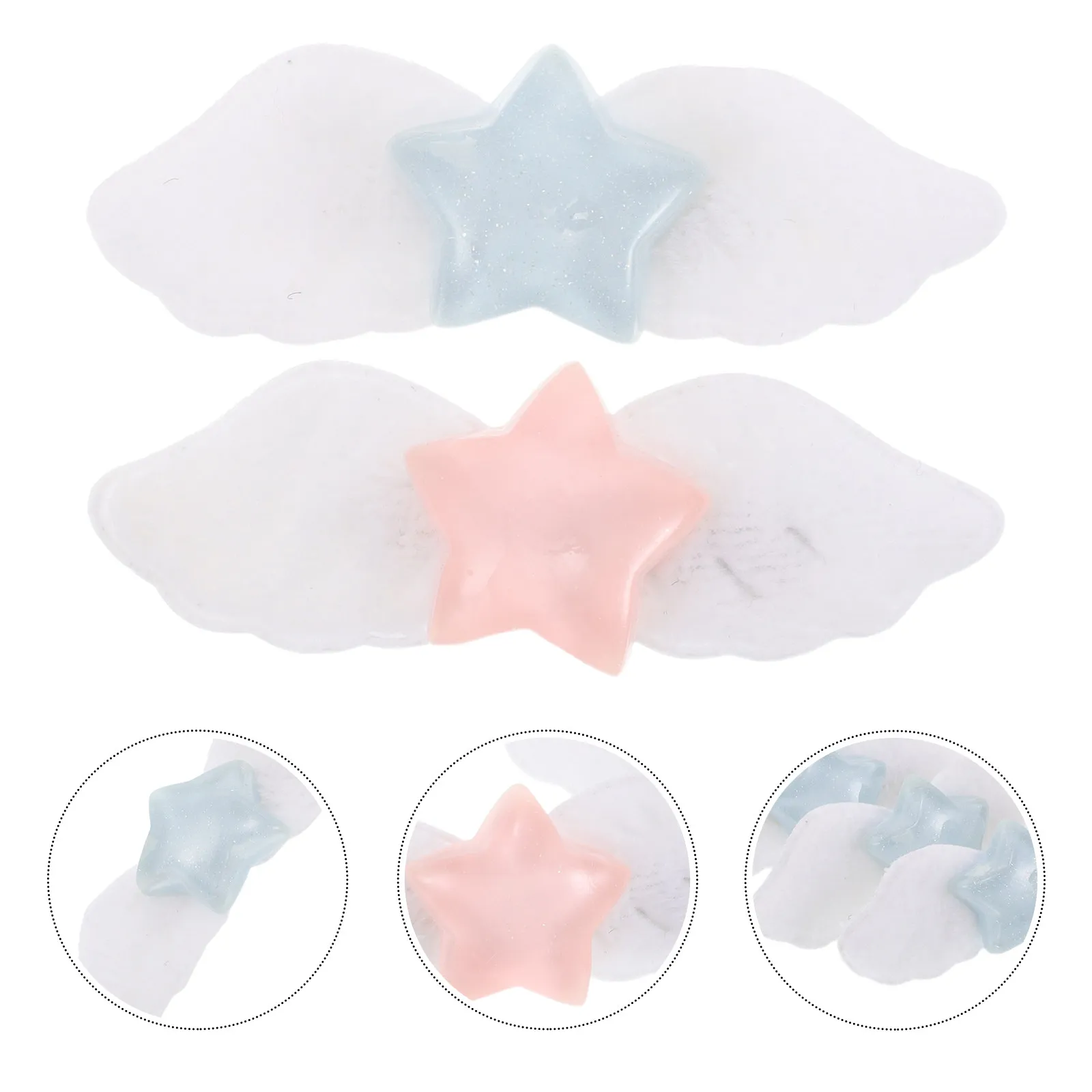 30Pcs Hair Pins Decorative Wing and Star Motif Clips for Women Fancy Styling Accessories Secure Hold for Ballet Mardi Gras
30Pcs Hair Pins Decorative Wing and Star Motif Clips for Women Fancy Styling Accessories Secure Hold for Ballet Mardi Gras