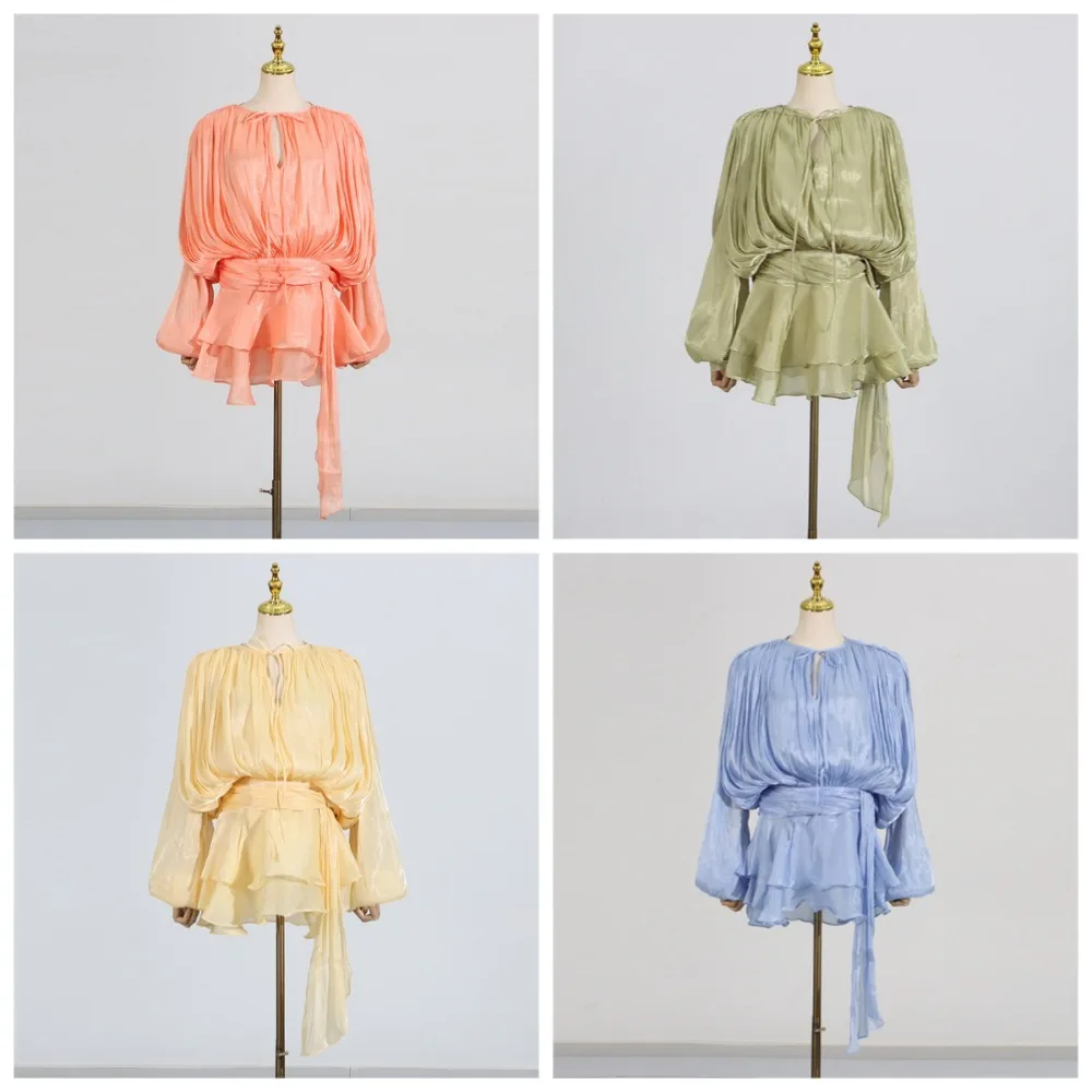 Flounce Lace Up Blouse Mini Dresses Women Elegant Hollow Out V Neck Lantern Sleeve Dress Female 2025 Spring Fashion Evening Robe
Flounce Lace Up Blouse Mini Dresses Women Elegant Hollow Out V Neck Lantern Sleeve Dress Female 2025 Spring Fashion Evening Robe